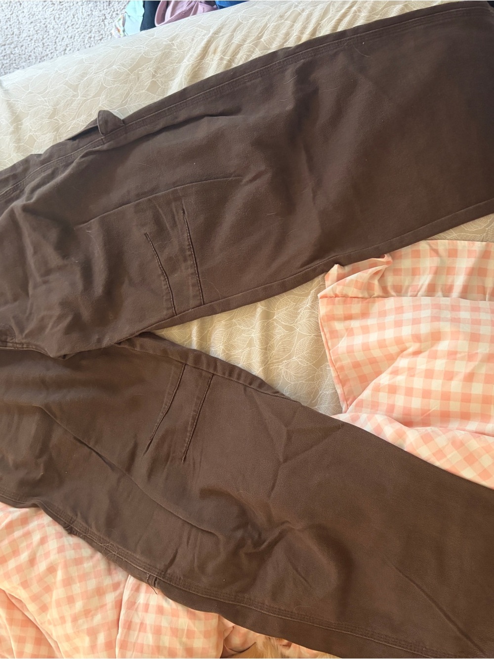 refuge Brown Wide Leg Jeans